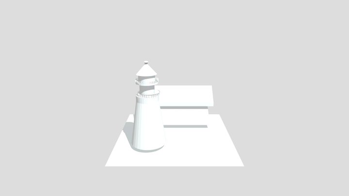 0灯塔 3D Model