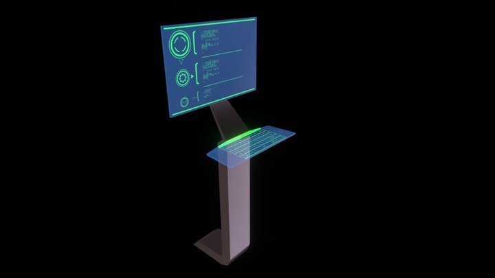 Computer 3D Model