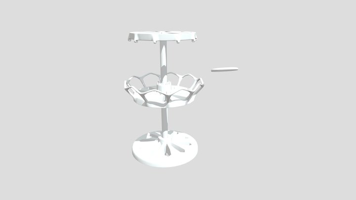 Disc Golf Basket 3D Model