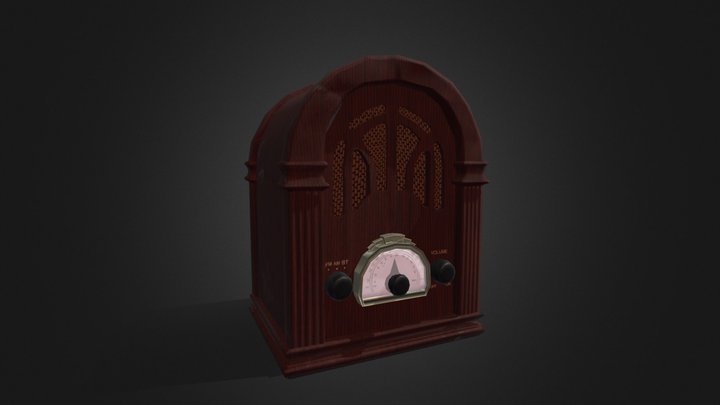 Student Work Radio 3D Model