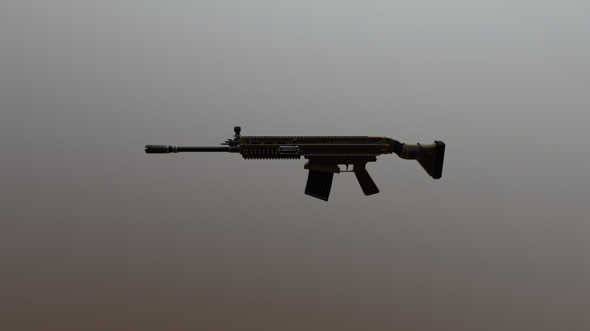 (SCAR INSPIRED) Rifle Model - 3D model by arlofreeth [6f95cf7] - Sketchfab