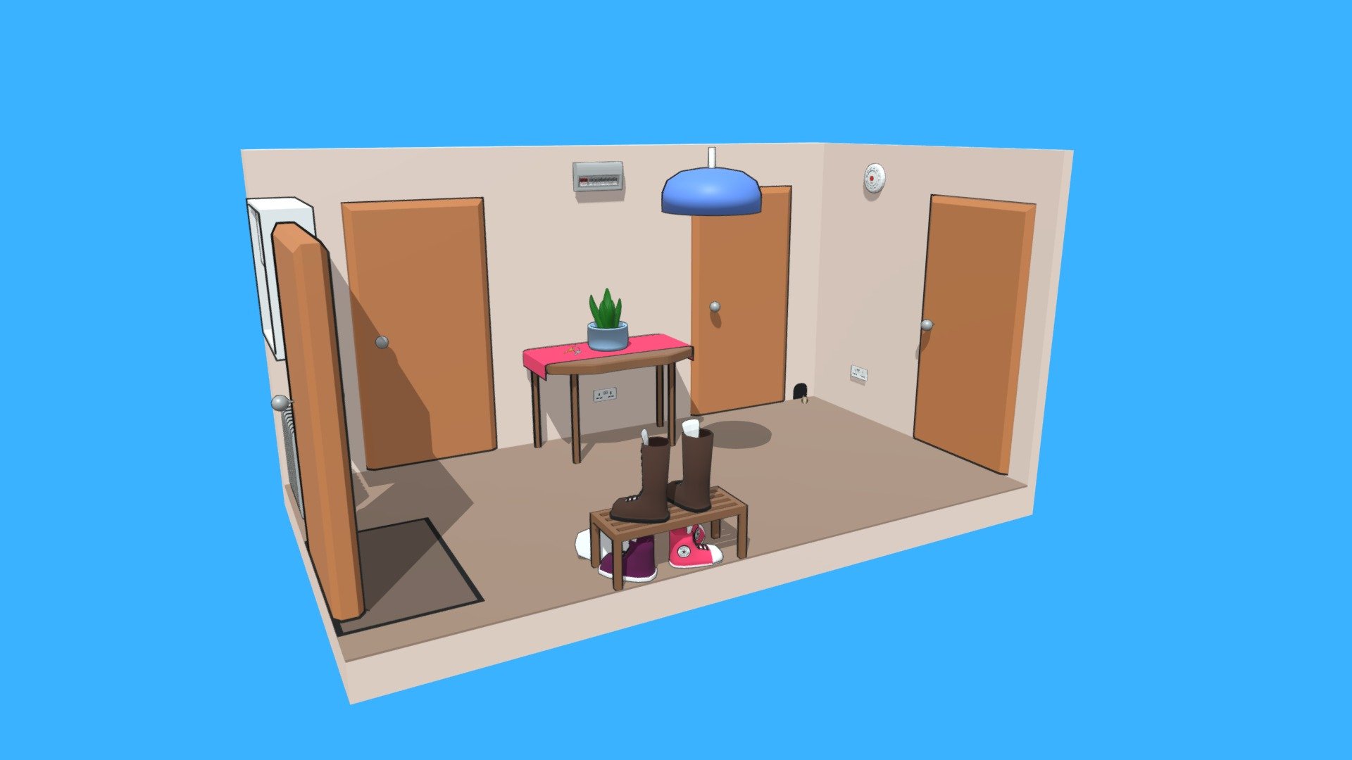 Hall6 - 3D model by xanzaki [6f9748d] - Sketchfab