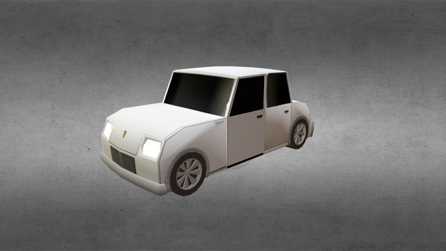 LowPoly Car 3D Model