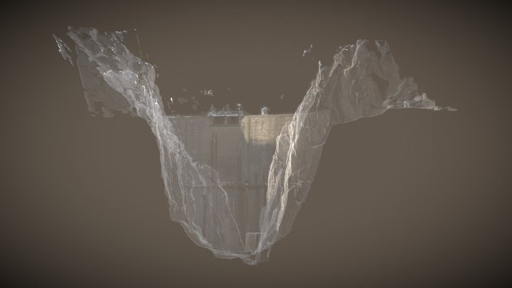 Barragem de Santa Luzia 3D Model
