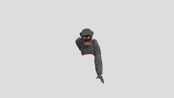primal_fear_with_scary_baboon_textures 3D Model