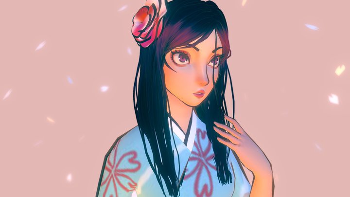 Ilya Kuvshinov Fan Sculpt 3D Model