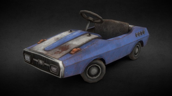 1985 USSR Pedal Car - Game Ready