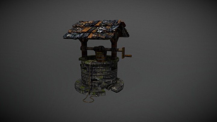 Old well (improved) 3D Model
