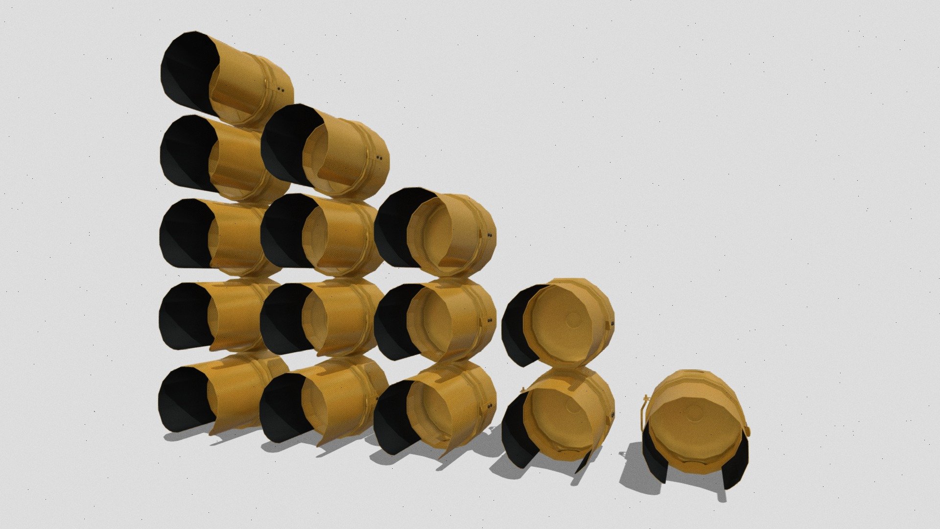 GE Streamline 8 inch Traffic Signal Housings Download Free 3D Model ge-streamline-8-inch-traffic-signal-housings-download-free-3d-model