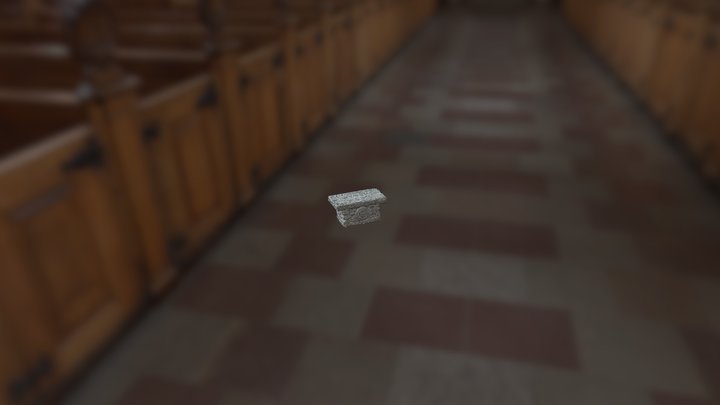3D Church Altar 3D Model