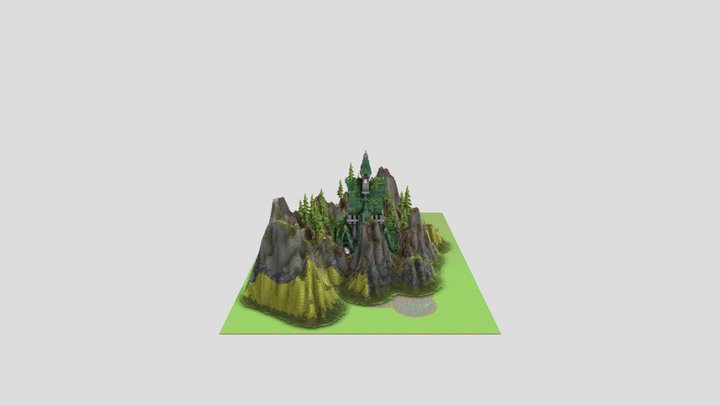 Stagwoods Manor - SPAWN / HUB 3D Model