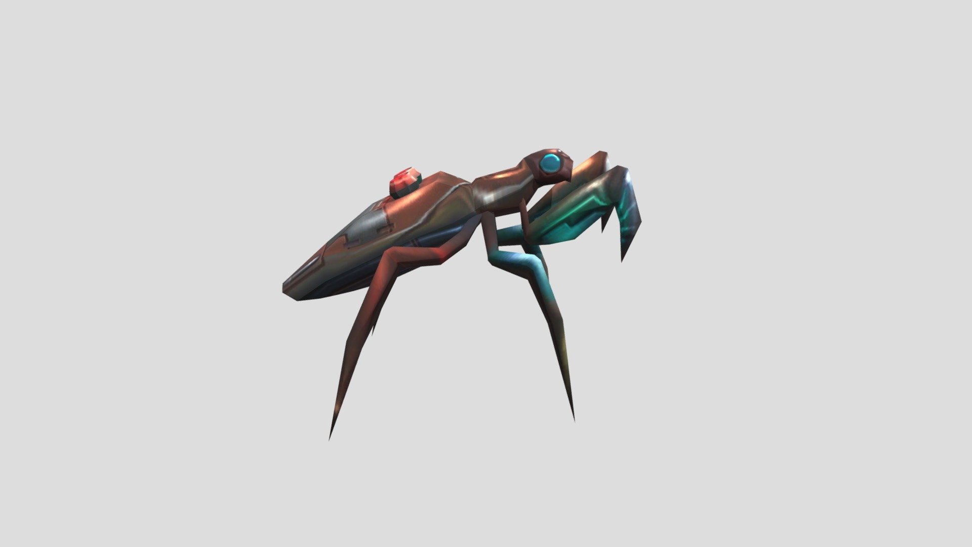 69 Mantis Bot MUA - 3D model by ak2yny [6f9aa19] - Sketchfab