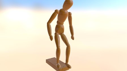 Boneco- Pose-4 3D Model
