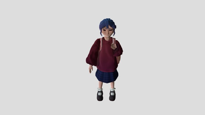 Niamh Idle 3D Model