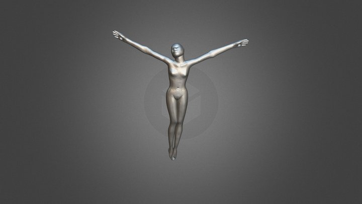 Crucified 3D Model