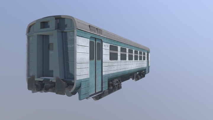 Half-Life Alyx passenger train car – Modello 3D gratuito STL