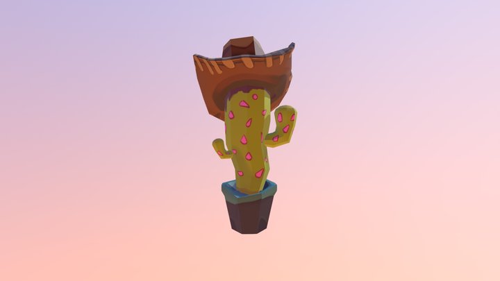 Cactus Animation 3D Model