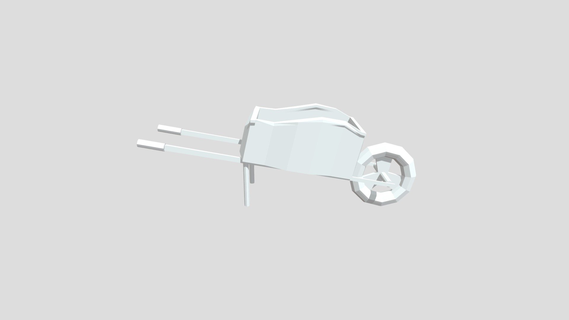 Wheelbarrow from Poly by Google