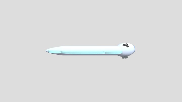 Oarfish inspired Pokemon 3D Model