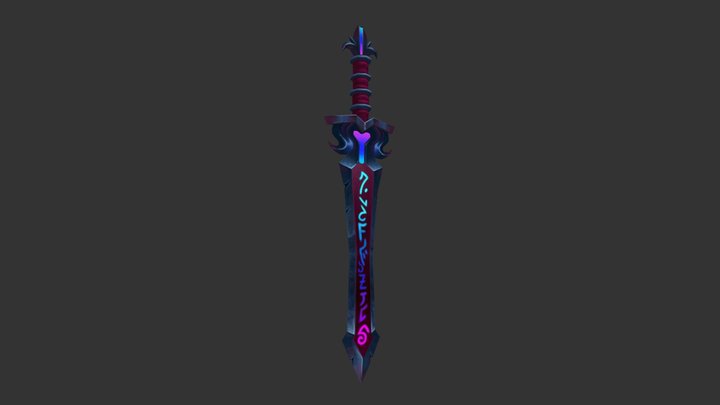Stylized Sword 3D Model