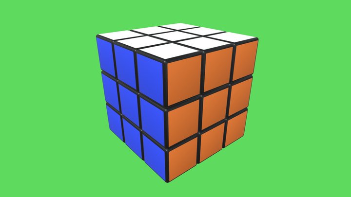 Cubo de Rubik 3D Model