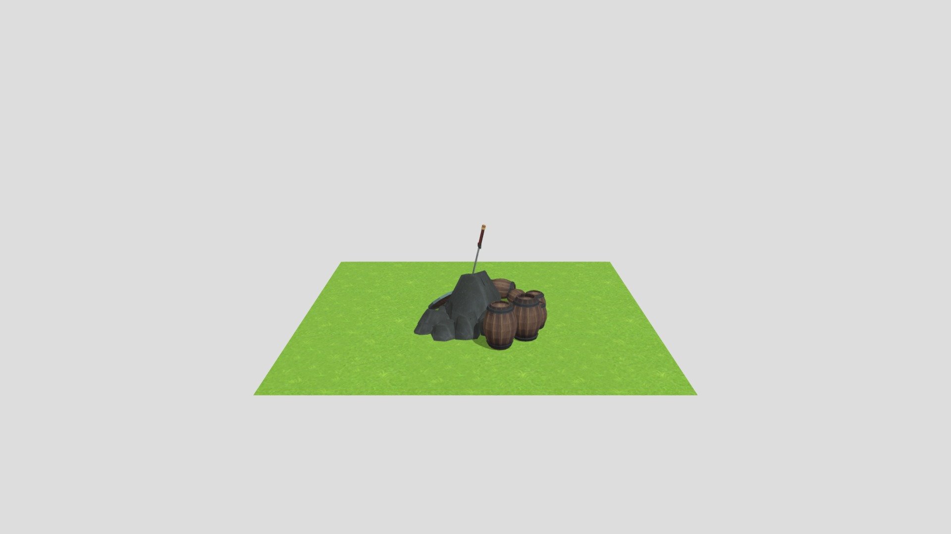 Stone and sword
