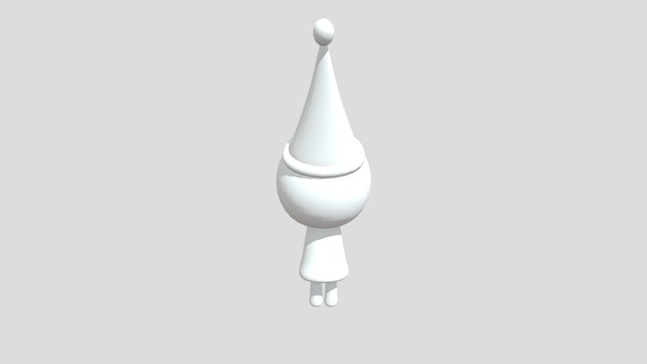 Old Astro With Rigged Hat - Dandys World 3D Model