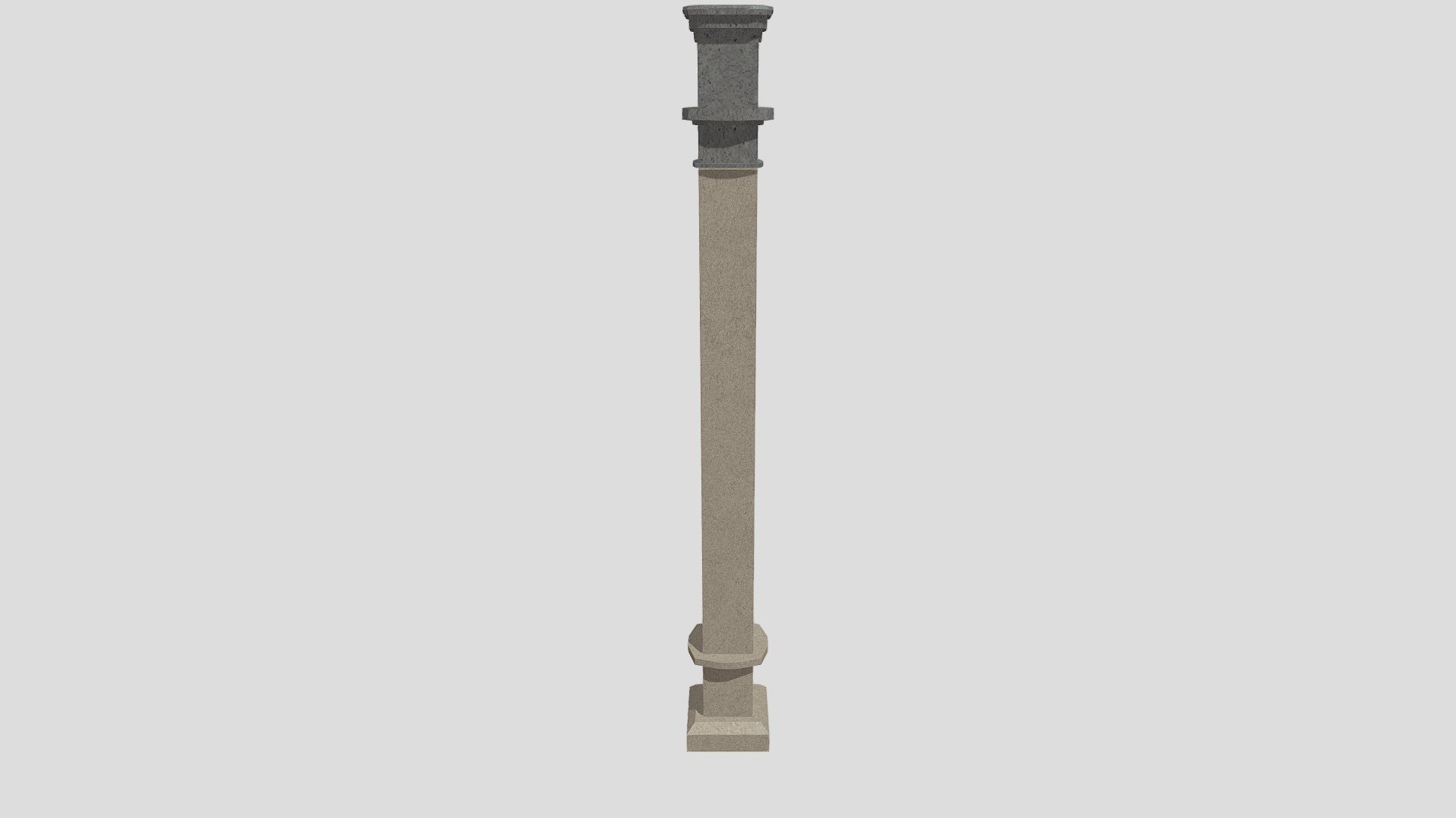 Vierkante Paal - Download Free 3D model by jonnalotje [6fa092c] - Sketchfab