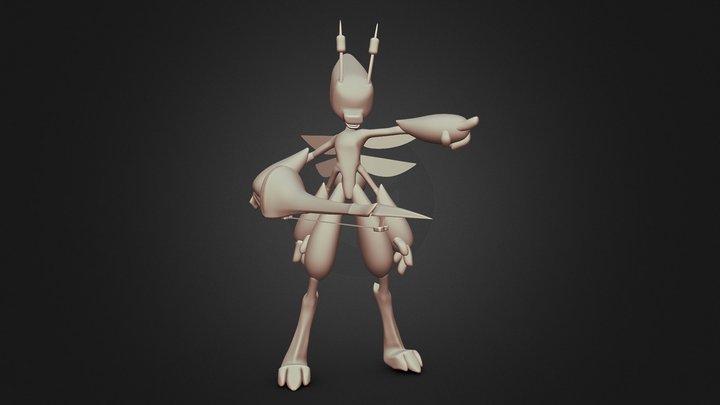 Character Concept: Amber 3D Model