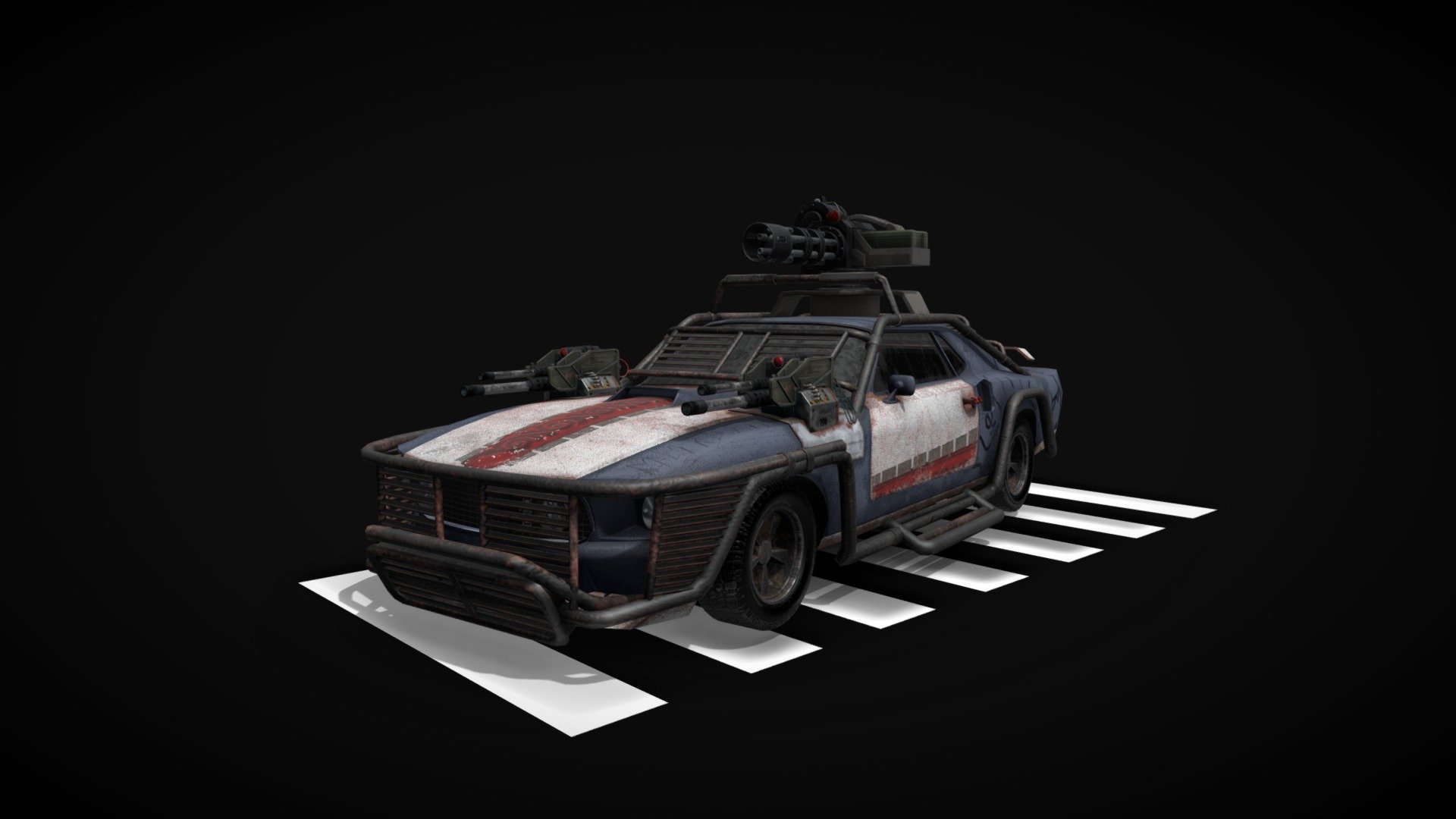 madmax_Mustang - 3D model by kuppachaitanya [6fa1080] - Sketchfab
