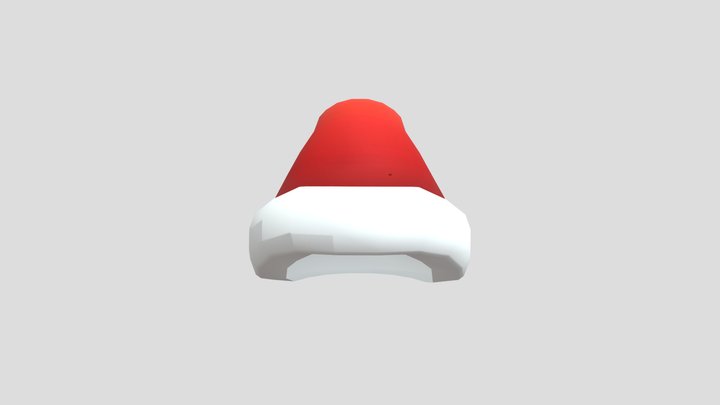 Mobile - Gummy Bear Runner - Santa Hat 3D Model