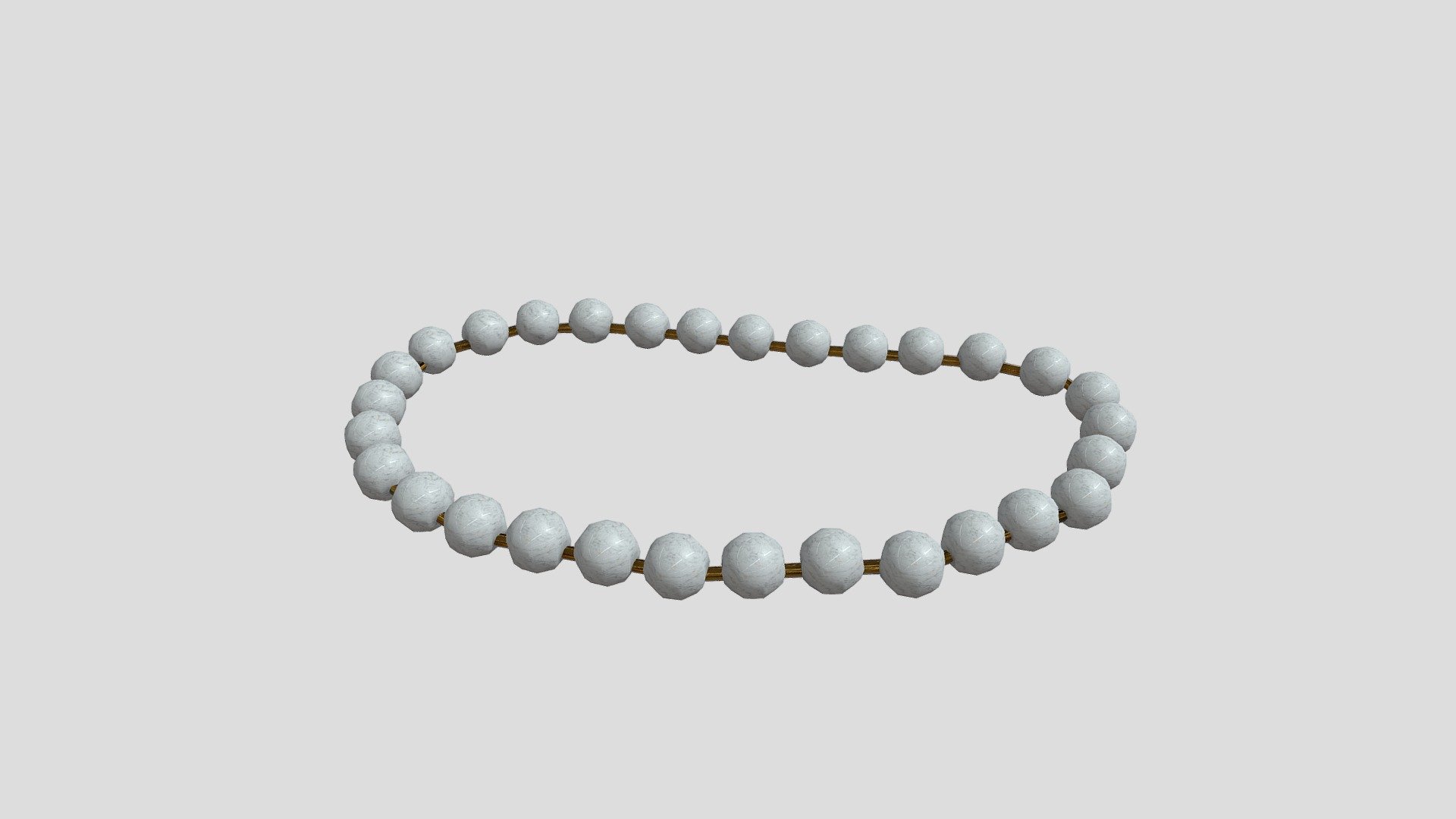 TRADELINK-02_Ceramic Bead Necklace - Download Free 3D model by ...