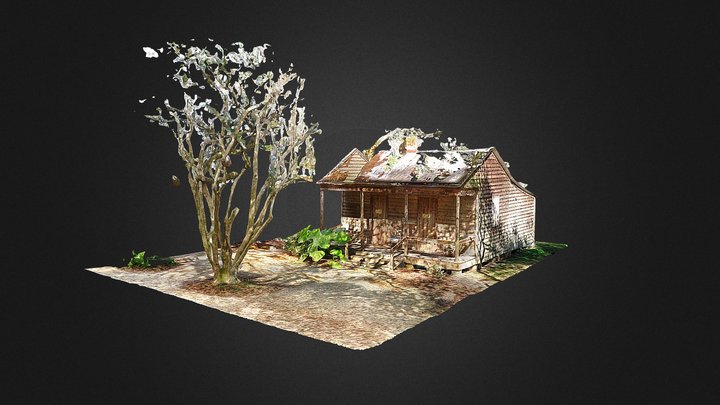 #1_Destrehan Plantation_LA 3D Model
