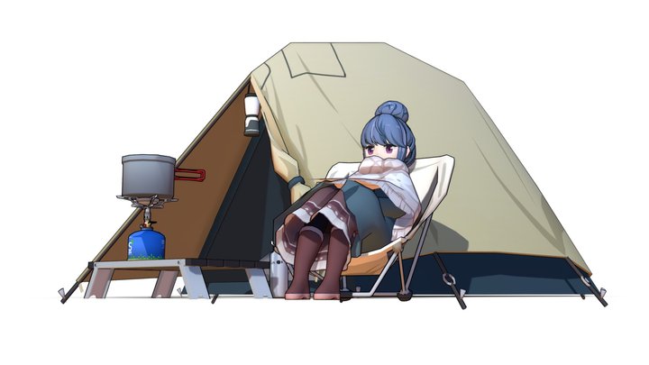 Shima Rin (Yuru camp) 3D Model