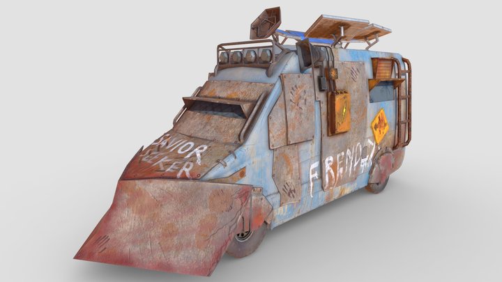 ECLIPSO|post-apocalypse car|Shelter 3D Model