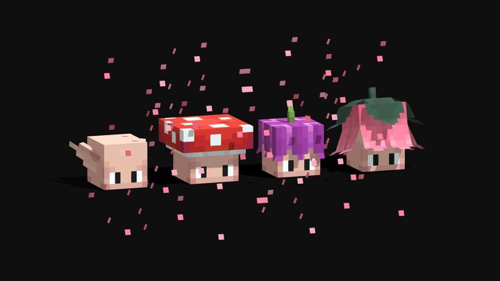 Fairy Hats | Minecraft 3D Model