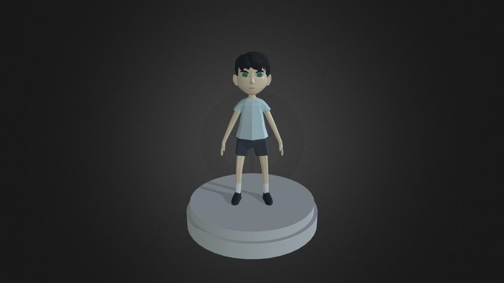 Lowpoly BOY 3D Model