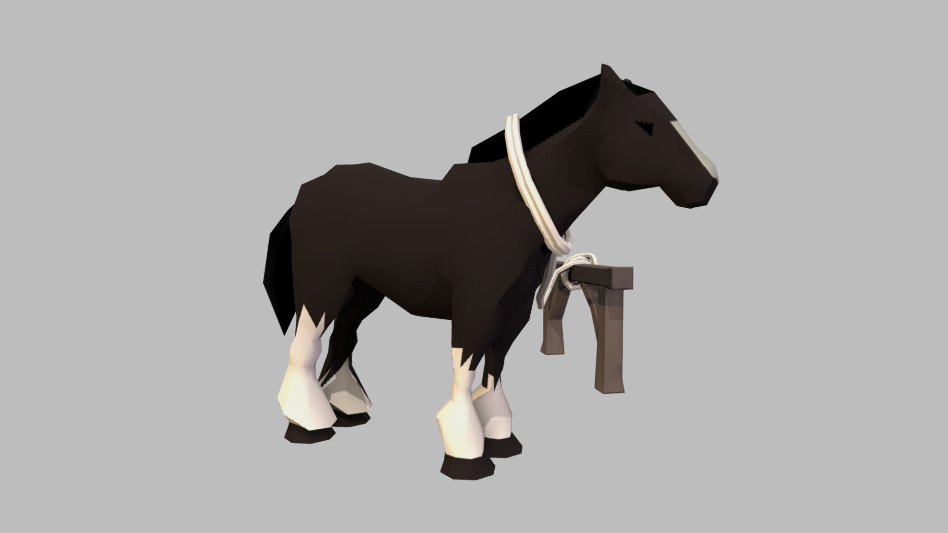 Horse - Blacksmith's workshop assets