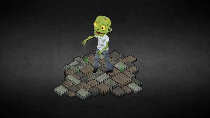 Zombie Horde: Basic Zombie 3D Model