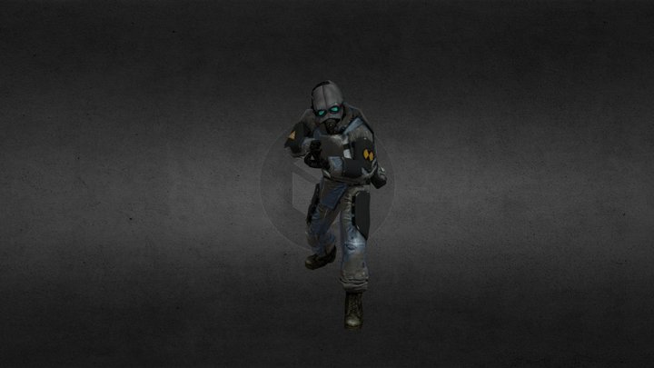 Combine Soldier 3D Model