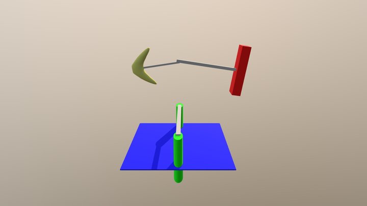 Folder Project Scene Draft 3D Model