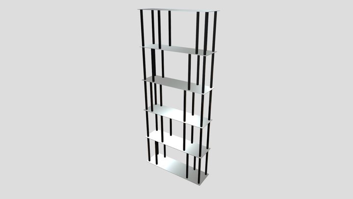 Bookshelf 3D Model