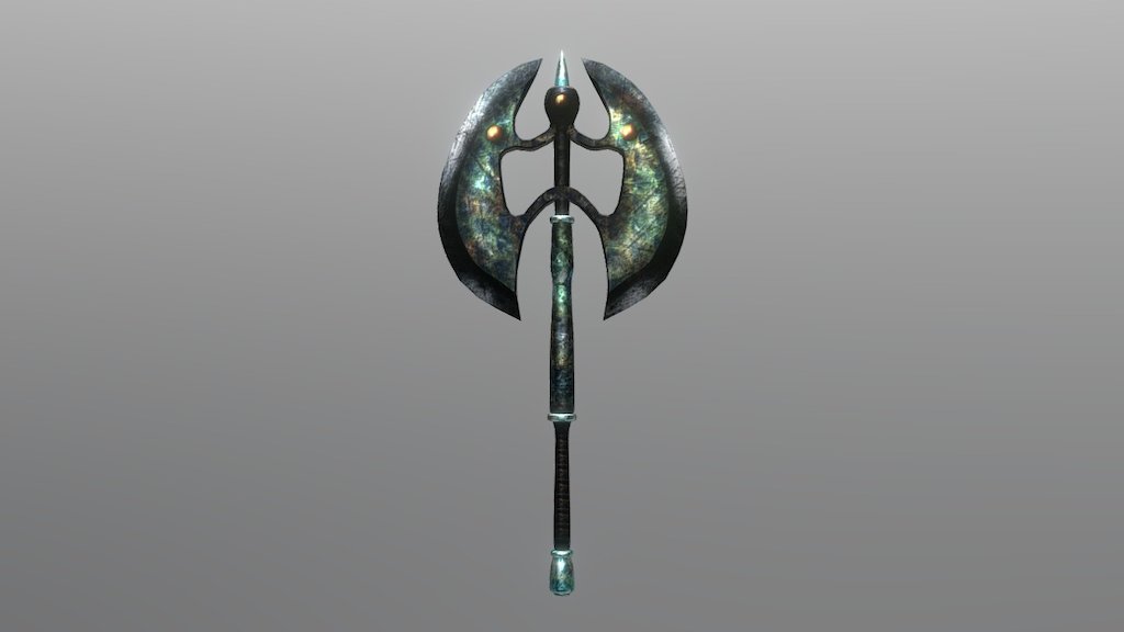 Hand Painted Axe - 3D model by oliverhitchenart [6fa97a4] - Sketchfab