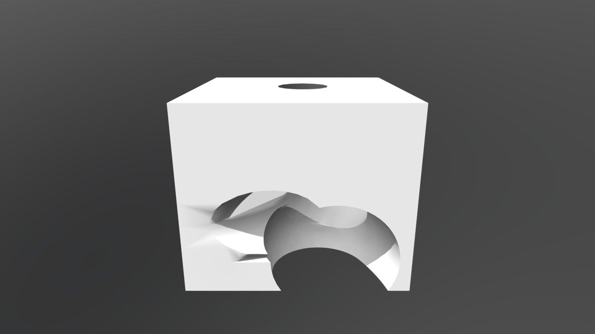 Solid From Cone And Hole - 3D model by jwrblack [6fa9890] - Sketchfab