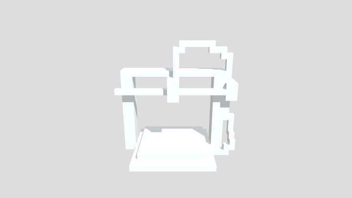 MagicaVoxel 3D Printer Test 3D Model