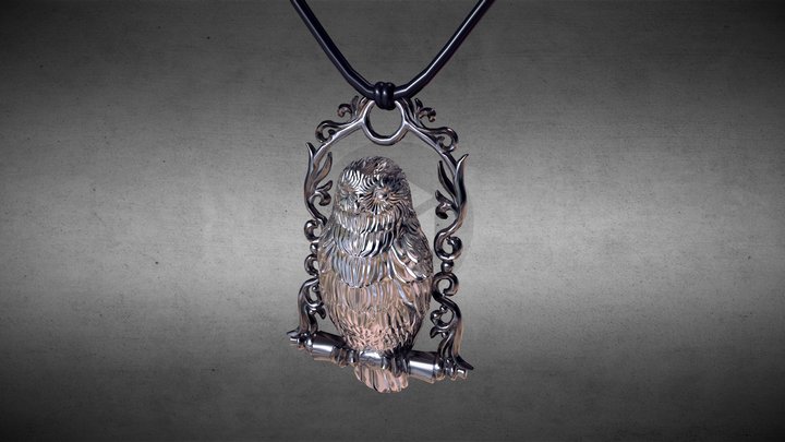 messenger owl 3D Model