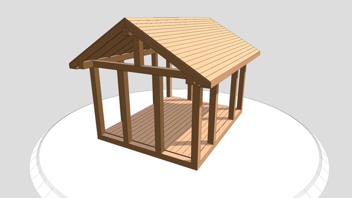 Gazebo - FREE - Беседка 3D Model