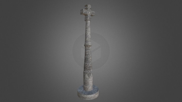 Saxon Cross 3D Model