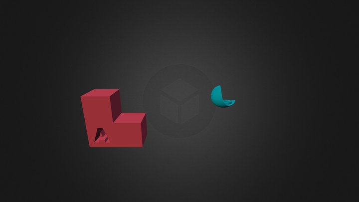 Silln Y Cubo A (1) 3D Model