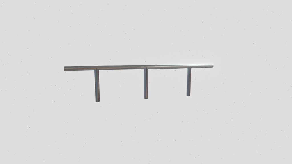 Low-Poly Railing (Loopable)